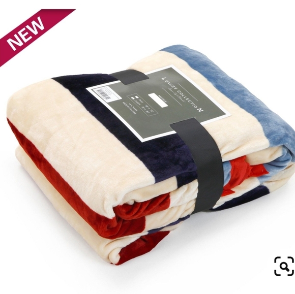 Luxury Collection Barren Striped Blanket - Picture 3 of 3